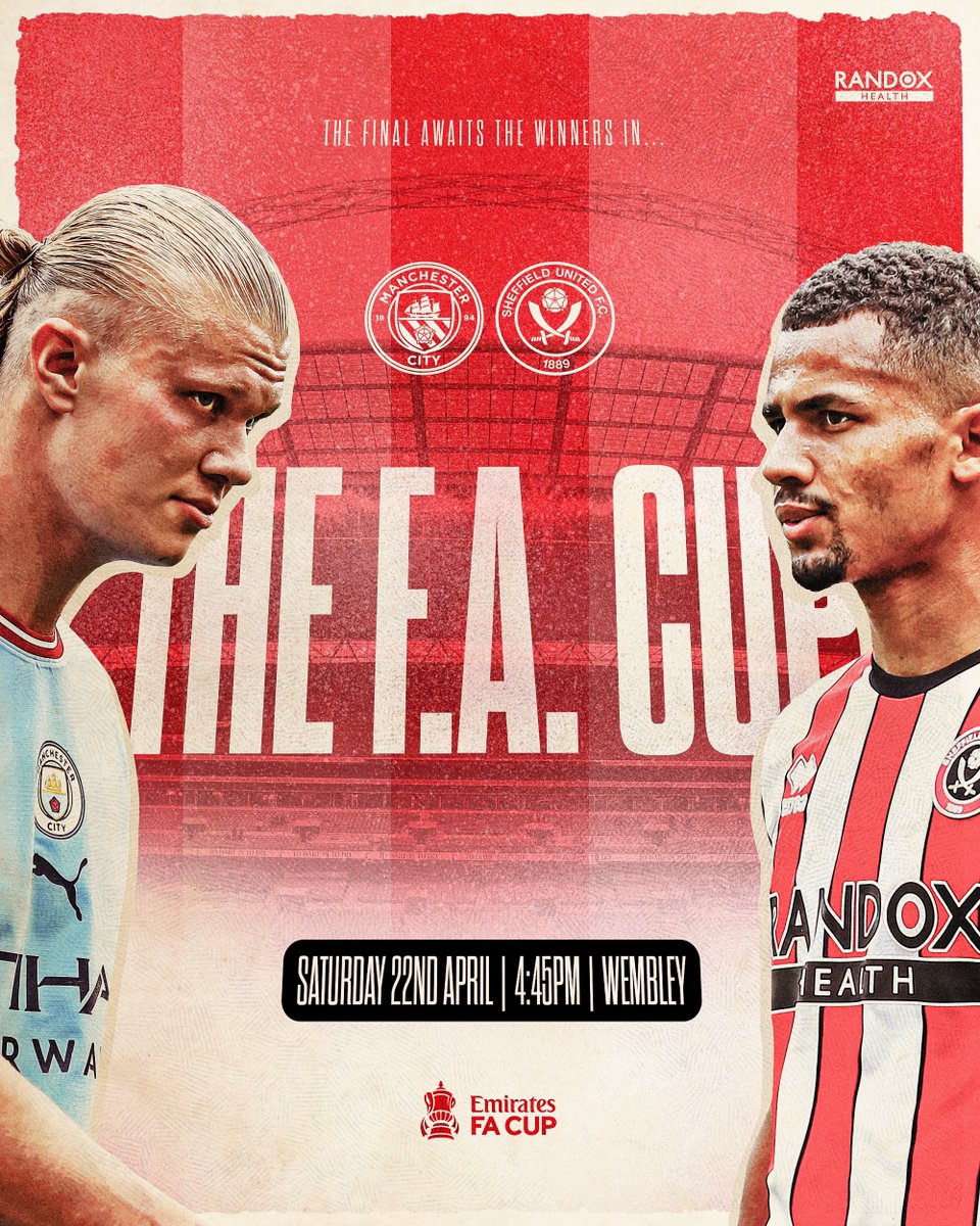 Matchday at Wembley Stadium! 🏟🏆 

United take on Manchester City in the <a href="/EmiratesFACup/">Emirates FA Cup</a> Semi-Final. Come on you Blades! 😍