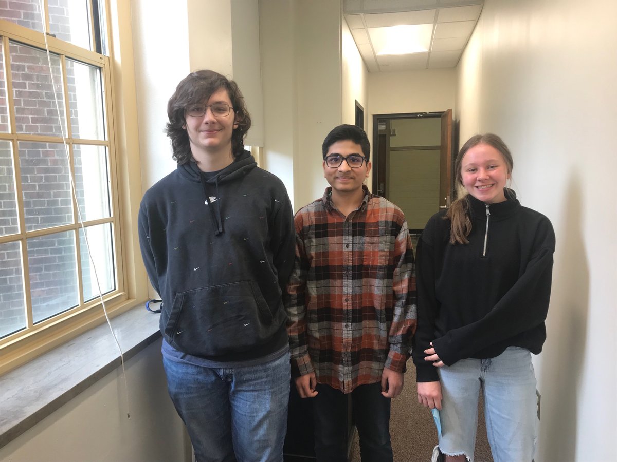 THREE Red Devils have been invited to enter the National Merit Scholarship Program. This means they are in the top 3% of students nationwide! Congrats to juniors Charles Frederick, Ashutosh Mishra, &amp; Maggie Blair. Good luck in the next round! <a href="/RHSTechTeam/">Red Devils Tech Team</a> <a href="/wearrrichmond/">WeRrichmond</a>