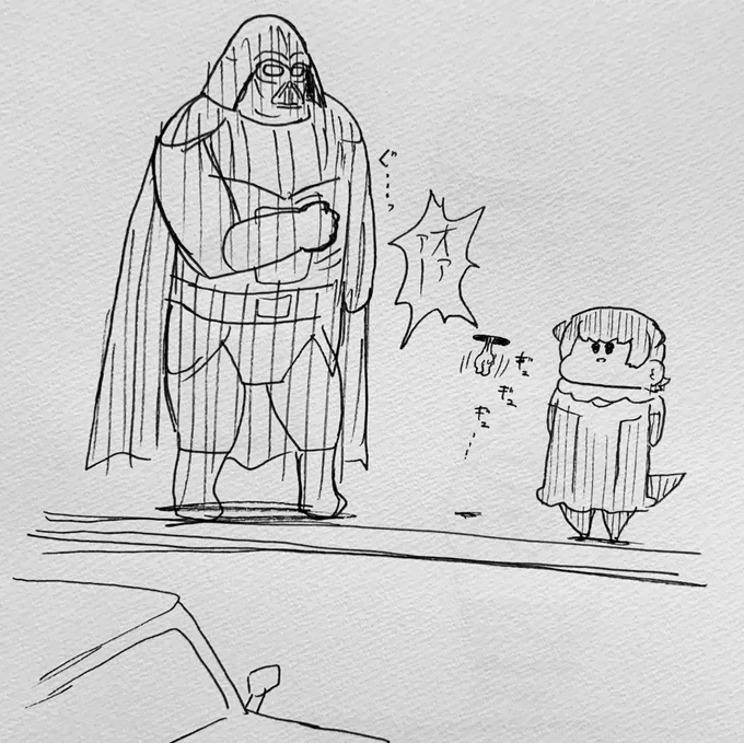 交通安全・促進の仕事をしていた頃のダースベイダー https://t.co/Co7SRWKduA