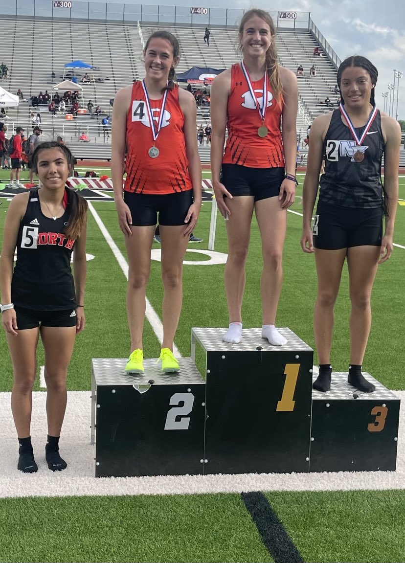 Lady Raiders Track had an outstanding showing at the Area meet:

Abigail Perez placed 4th in the 800 meter run.

Melania Jetawo got 4th in the long jump and triple jump-she will be moving on to regionals! 

Ashley Layman got 5th in the 100 meter hurdles.

Way to go!!