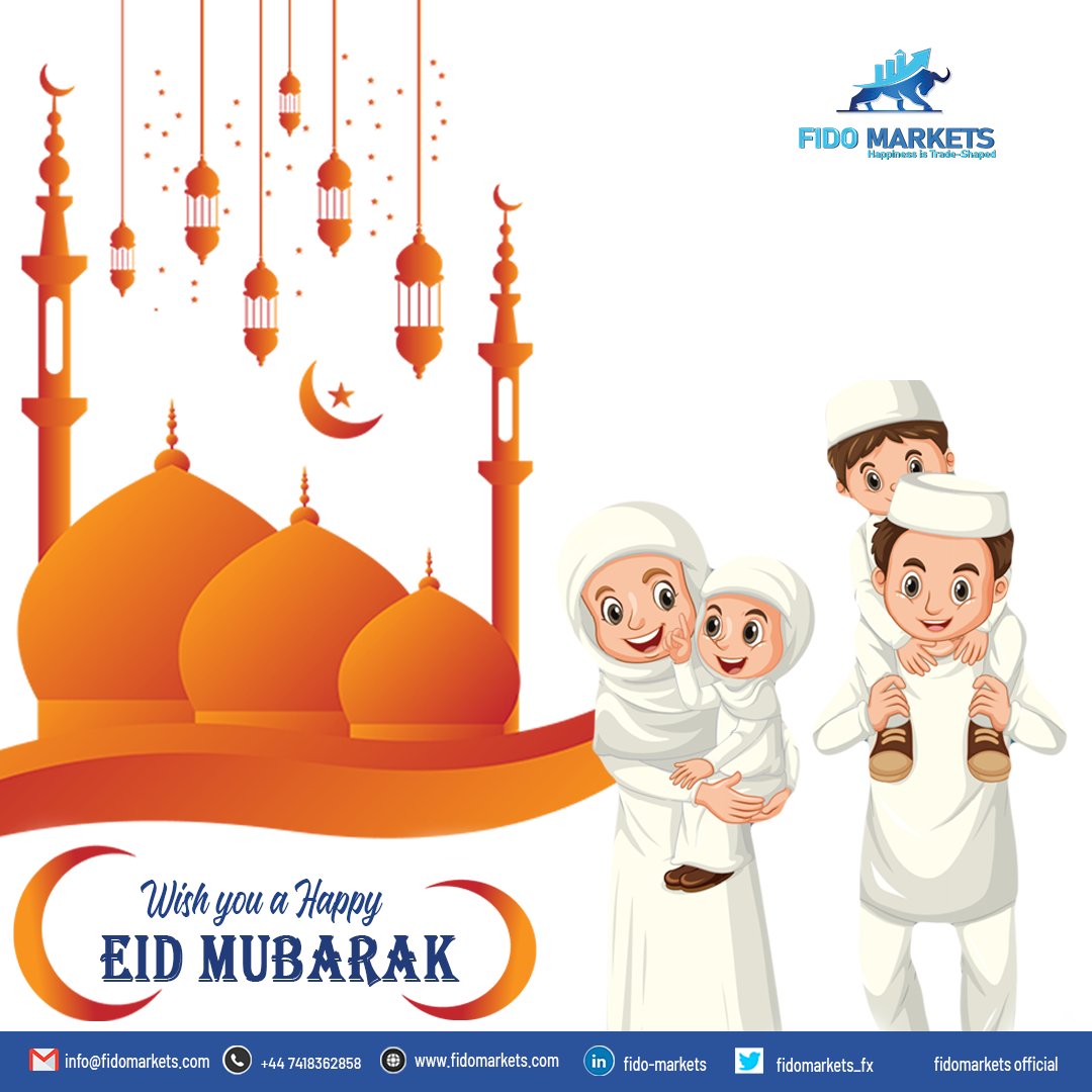 fidomarkets_fx's tweet photo. May Allah bless you and your family with great joy, happiness and prosperity

Fido Markets Wishes you all a Happy Eid Mubarak 🌟☪️

#eidmubarak #eidalfitr #ramzan #ramzanmubarak #ramzanmubarak🌙 #ramzan2023 #ramadan #ramadanmubarak #ramadan2023 #forextrading #PassiveIncome https://t.co/ORiupxF44G