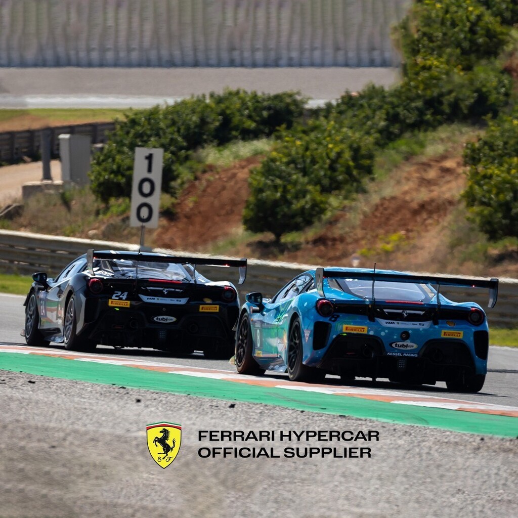 TubiExhaust's tweet photo. After the excitement of Valencia, the second round of the Ferrari Challenge Trofeo Pirelli is getting closer and closer. 
This weekend the forty-seven 488 Challenge Evo cars will compete along the 16 curves of the Misano circuit for the Trofeo Pirelli and Coppa Shell podium.… https://t.co/tmuxvQsoJc