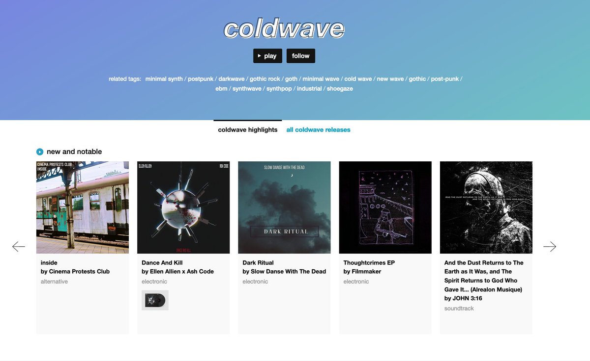 COLDWAVE_HIGHLIGHTS_BANDCAMP john316.bandcamp.com/album/and-the-… #occult #drone #ambient #soundtrack #industrial