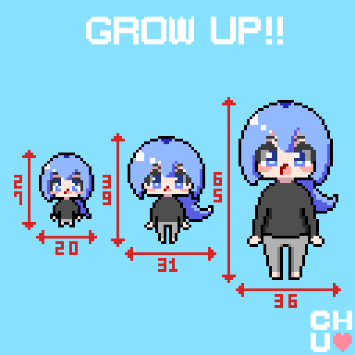 pixel_chu's tweet photo. #픽셀아트 #pixelart #ドット絵 #도트
귀여운건 커져도 귀엽다. https://t.co/RaUTlUx01w