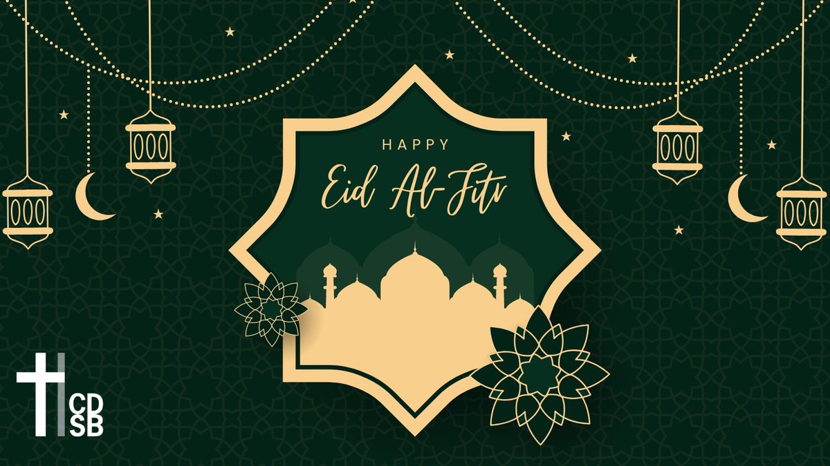 Eid Mubarak! Wishing all in our #HCDSB community who are celebrating a very happy &amp; joyful Eid al-Fitr. #EidAlFitr