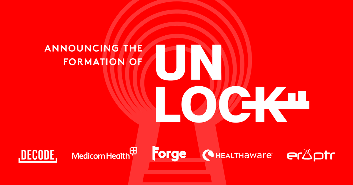 Announcing Unlock Health, a technology and services growth platform that combines two healthcare titans, Eruptr &amp; DECODE, with managed care consulting &amp; ROI design expertise to help solve today's urgent growth needs.
bit.ly/3HqWfzp