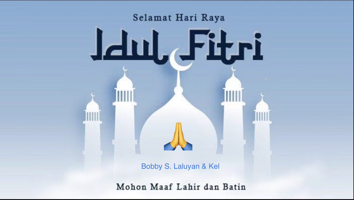 Bobbybsl's tweet photo. Mohon Maaf Lahir &amp; Batin 🙏 https://t.co/PfwWxD0UC7