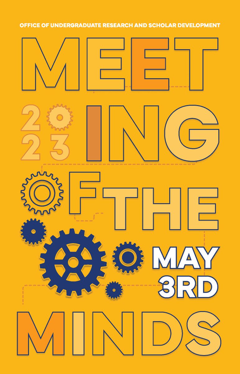 cmu_oursd's tweet image. We end National Undergraduate Research Week with a note to remind everyone to visit all of our researchers as they present their findings at our annual symposium, Meeting of the Minds, on Wednesday, May 3rd! @CarnegieMellon