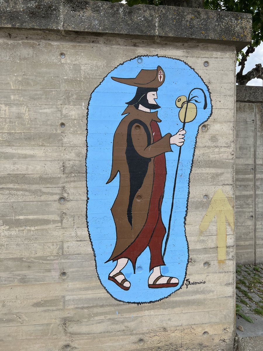 Reise_pilger's tweet photo. 21.4.23 #kunst in #granon am #caminofrances #art #grafity #caminodesantiago #pilger #pilgrim #pelegrino #dorf #village https://t.co/a9IwMXFFvk