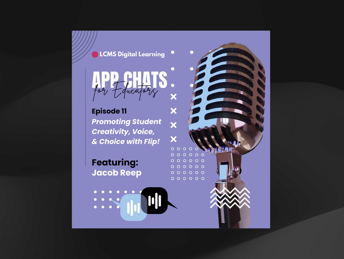 Check out the latest episode of the LCMS digital learning podcast as one of our amazing teachers discusses how he and his 6th graders have used @MicrosoftFlip to promote creativity and transform project presentations! #edupodcast #Flip #Flipgrid

youtu.be/4f6v2Pt-eMI