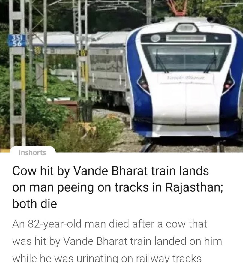 iAmanKrishna's tweet photo. Vande Bharat X Swachch Bharat: The Crossover https://t.co/S6R8lwtMpu
