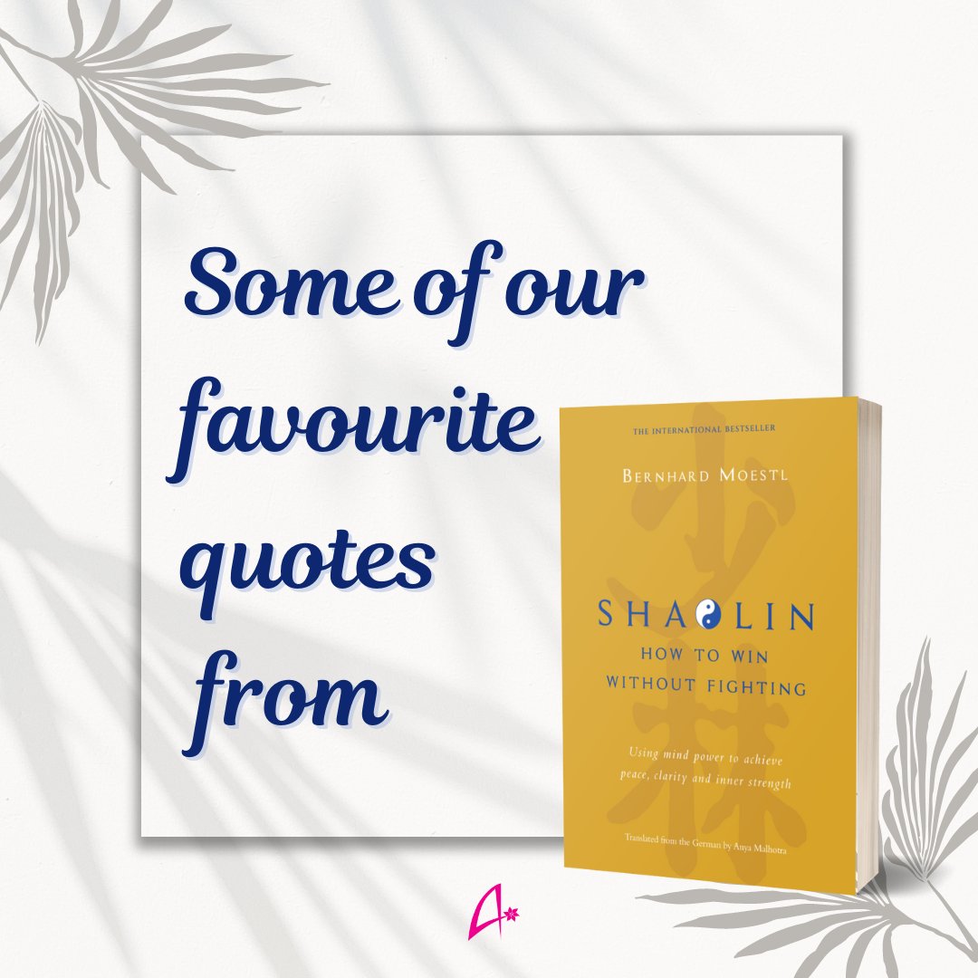 AmaryllisManjul's tweet photo. Sometimes all you need are words of motivation and reassurance. ✨
Get your copy of this amazing read!
#ShaolinPrinciplesofSuccess
@bernhardmoestl #amaryllispublishinghouse #Shaolin #Shaolinhowtowinwithoutfighting #bookstagram #selfhelpquotes #booknerd #bookslove https://t.co/KVCcn03vW0
