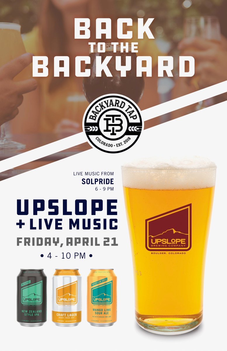 Craft Beer Promo Night today!

->featuring Upslope Brewing Company's Mango Lime Sour Ale, Craft Lager and New Zealand Style IPA
📷Free swag
📷Raffle
📷Discounted pints
#downtownloveland #Friday #fun #CraftBeer #discounts #freeswag #raffle