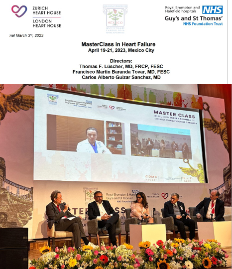 TomLuscher's tweet photo. The Masterclass on Heart Failure in Mexico is growing with a fantastic faculty and started with the new epidemic of HF organized by the Zurich and London Heart house that helped to develop heart failare units in Mexico with alumni of the PCHF London https://t.co/GA2WqUV335