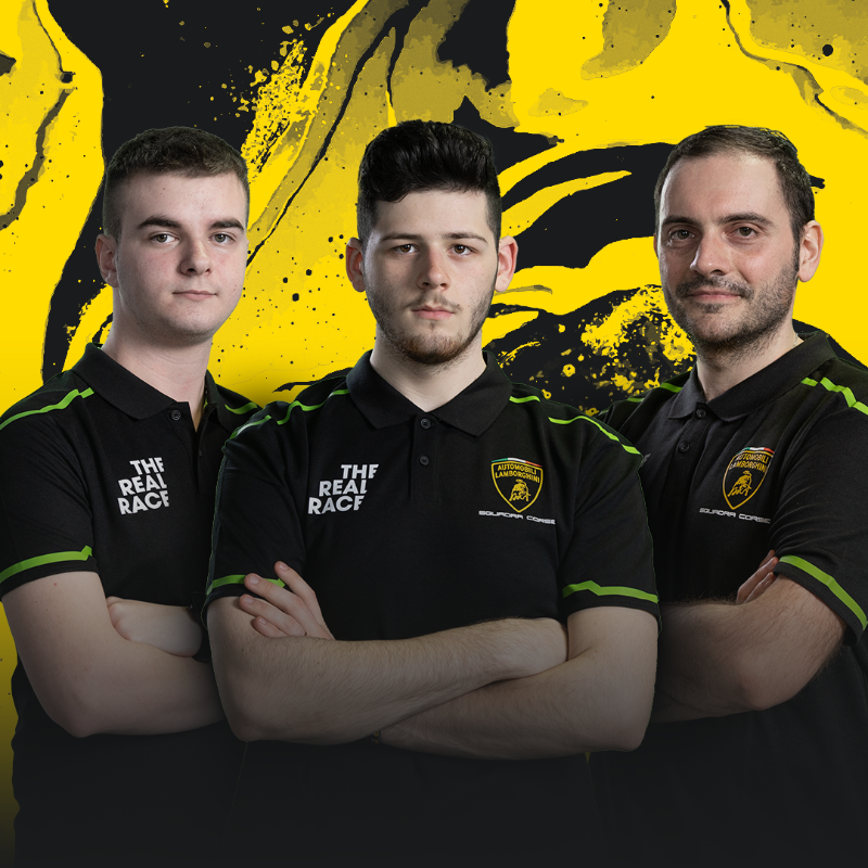 Lamborghini's tweet photo. Esports may be virtual reality but our new team: @David_Tonizza, Luca Losio and Danilo Santoro will make us feel real emotions, driving our Lamborghini Huracán GT3 EVO 2 on the Monza Grand Prix Circuit for the SRO Esports Sim Pro Series.

Get ready.

#Lamborghini