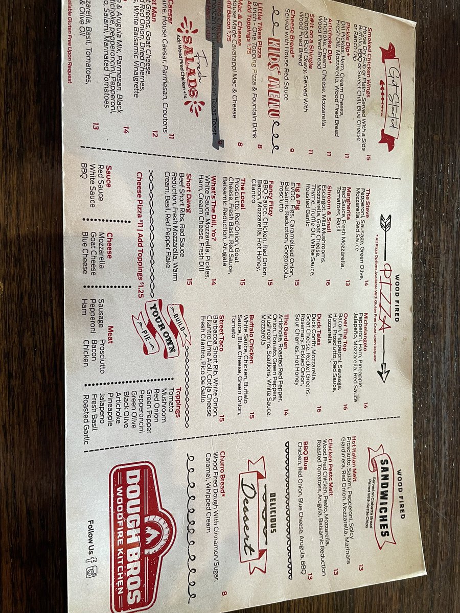 JeremyMillsop's tweet photo. Stop No. 10 for the 2023 Dispatch Dining Guide brings us to Dough Bros. Wood fire Kitchen in Baxter. Pizza, sandwiches and more oh my. Yes, I know I haven’t tweeted stops 6-9, but I will because they were amazing. @brd_dispatch #DispatchDiningGuide2023 https://t.co/2kpwtb9Sif