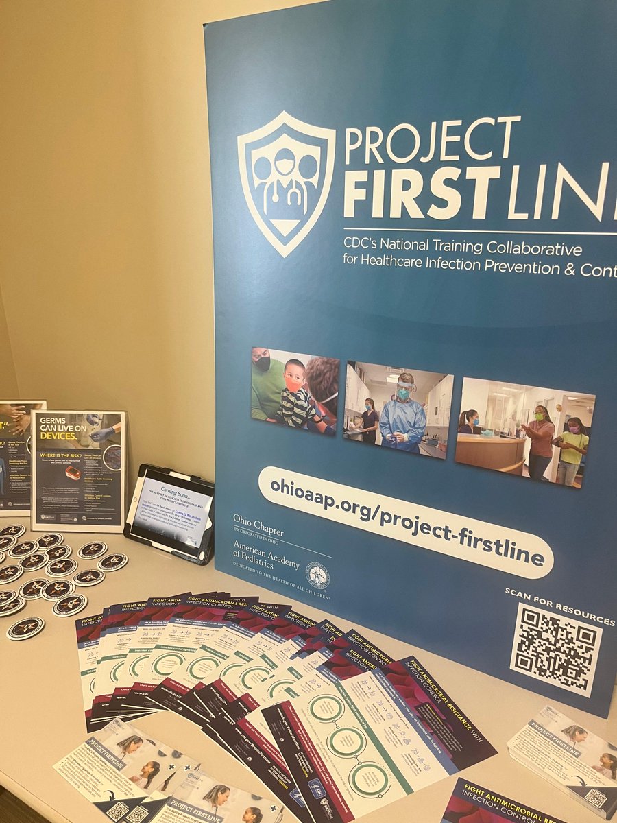 OHPediatricians's tweet photo. #ProjectFirstline is joining us at #OhioAAPSpringMeeting to educate our attendees on the importance of infection control! Stop by and say hello and receive FREE resources. For more info, visit https://t.co/P0mgI3fhPp for even more education! https://t.co/QSw5C05HrA