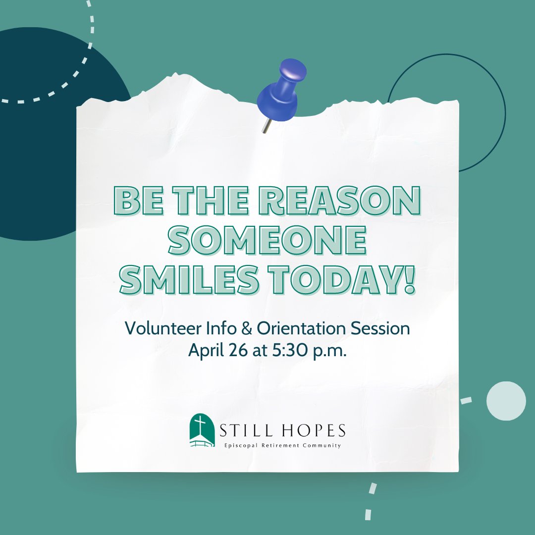 StillHopes's tweet photo. Why not sign up for #StillHopes Volunteer Orientation? National Volunteer Week is a great time to consider how you or your team can make a meaningful difference. Join us next Wednesday, April 26! Reserve your spot: mrabon@stillhopes.org 
 
Learn more: https://t.co/V6seDSWavV https://t.co/XnExAqohZt