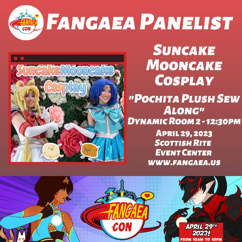 FangaeaCon's tweet photo. Its Chainsaw Man Fan Friday w/ featured panelists @SuncakeMooncake 🪡 Create your demon w/ "Pochita Plush Sew Along" at Fangaea 2023, Sat 4/29 😊

#fangaea #fangaeacon #fangaea2023 #featuredpanelist #panelprogramming #programming #sewing #sewingplushies #sdconvention #SanDiego https://t.co/MvReYbwA7M