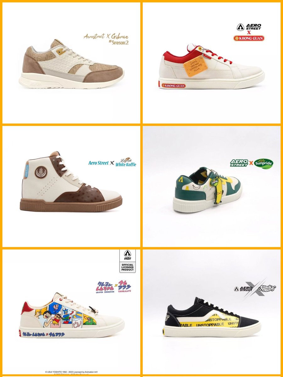 SEPATU AEROSTREET COLAB DENGAN BRAND LOKAL

A THREAD