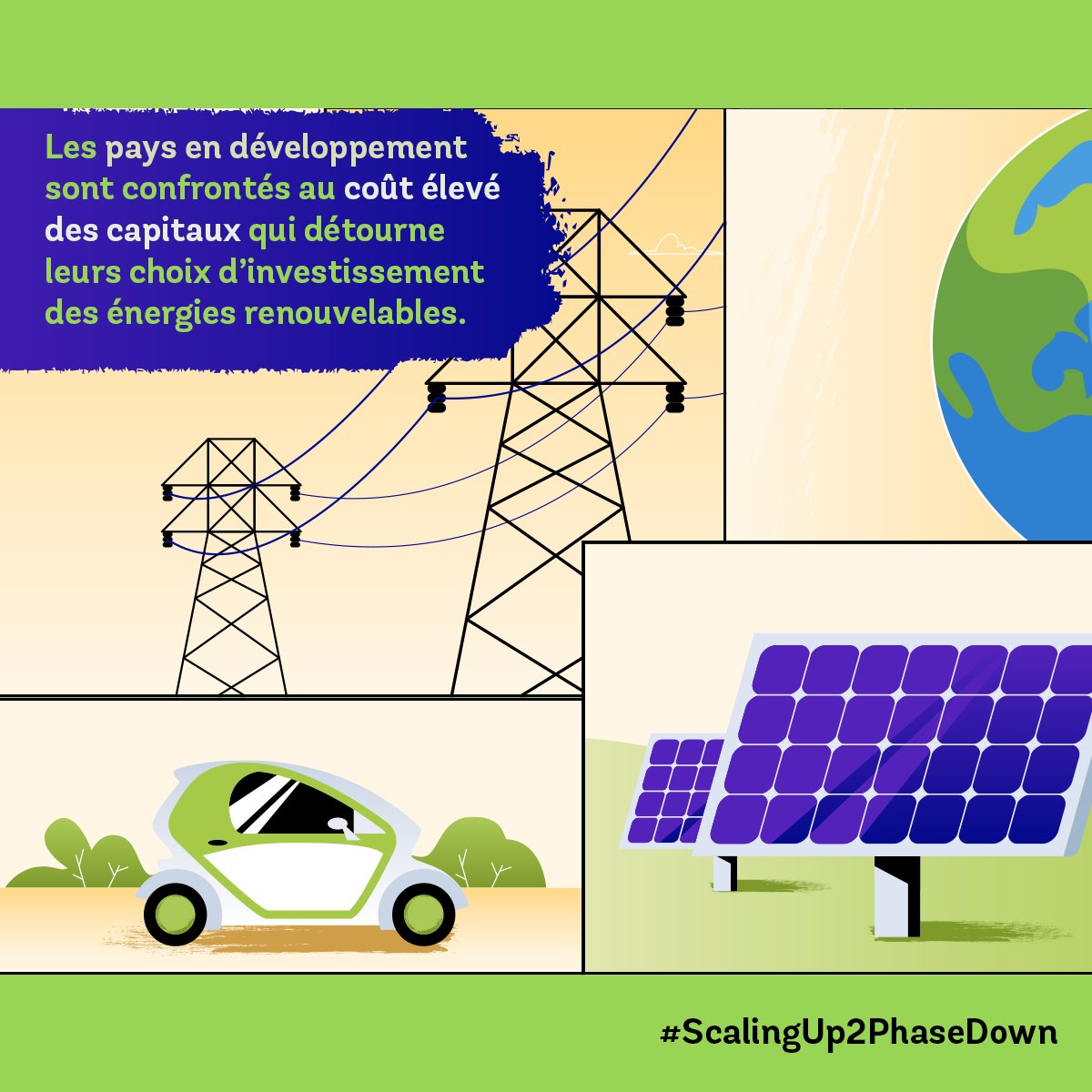 Sans les moyens de financer une transition énergétique, les pays en développement payent leur électricité au prix fort.

📗 Une nouvelle étude propose 6 étapes pour surmonter les obstacles aux énergies renouvelables :  wrld.bg/yRiK50NOUgu #ReThinkingEnergy
