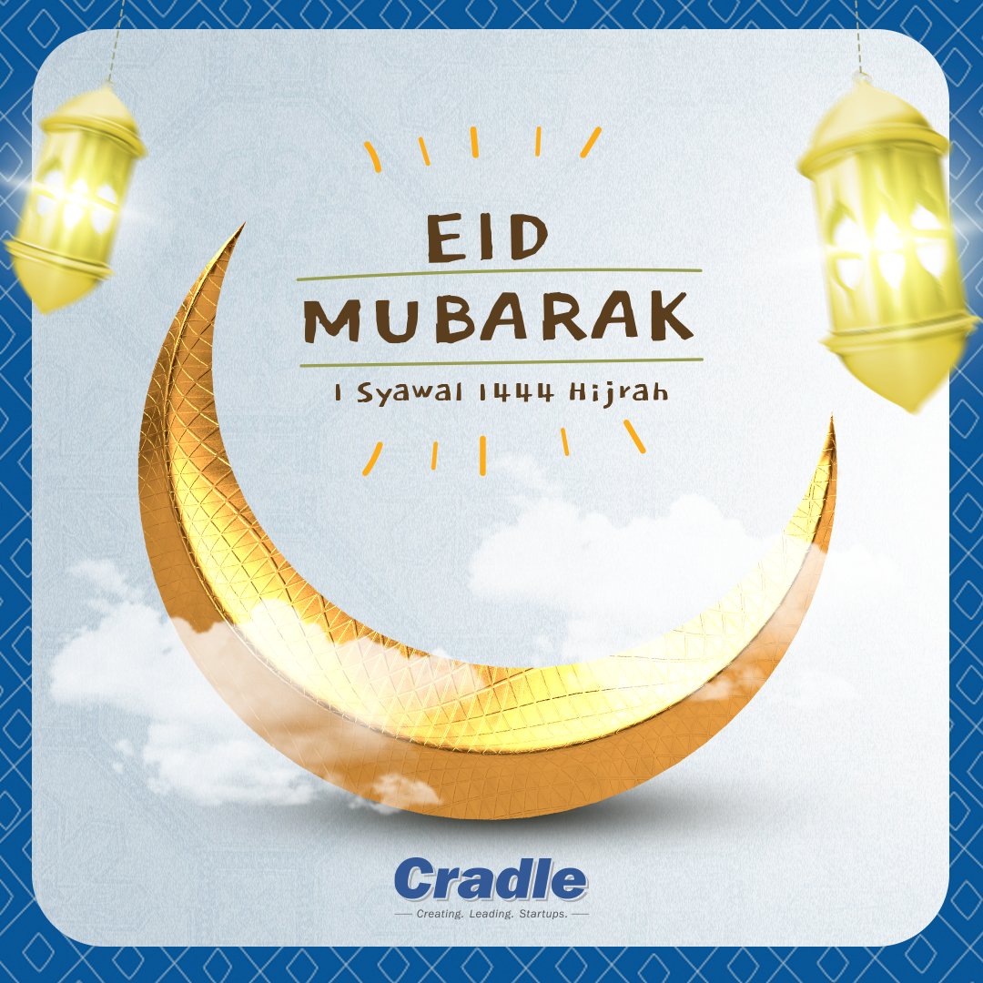 cradlefund's tweet photo. Salam Lebaran and Eid Mubarak to all those who are celebrating this glorious festivity! We wish you a colourful and warm Syawal with your loved ones, with a side of ketupat, lemang and rendang ✨
#CradleGreetings
#CradleFund
#CreatingLeadingStartups https://t.co/toWKGsqmc4