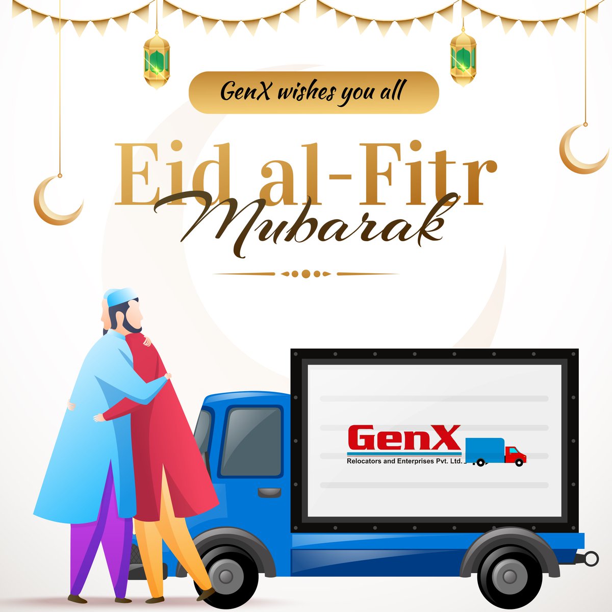 GenxRelocators's tweet photo. Relocate your love for fellow brothers and sisters!

It's Ramzan and Genxrelocators wishes everyone one a happy &amp; prosperous EID! 

Eid Mubarak!

#EidMubarak #EidWishesToAll
#PackersAndMovers #Relocation https://t.co/TooO3JH03q