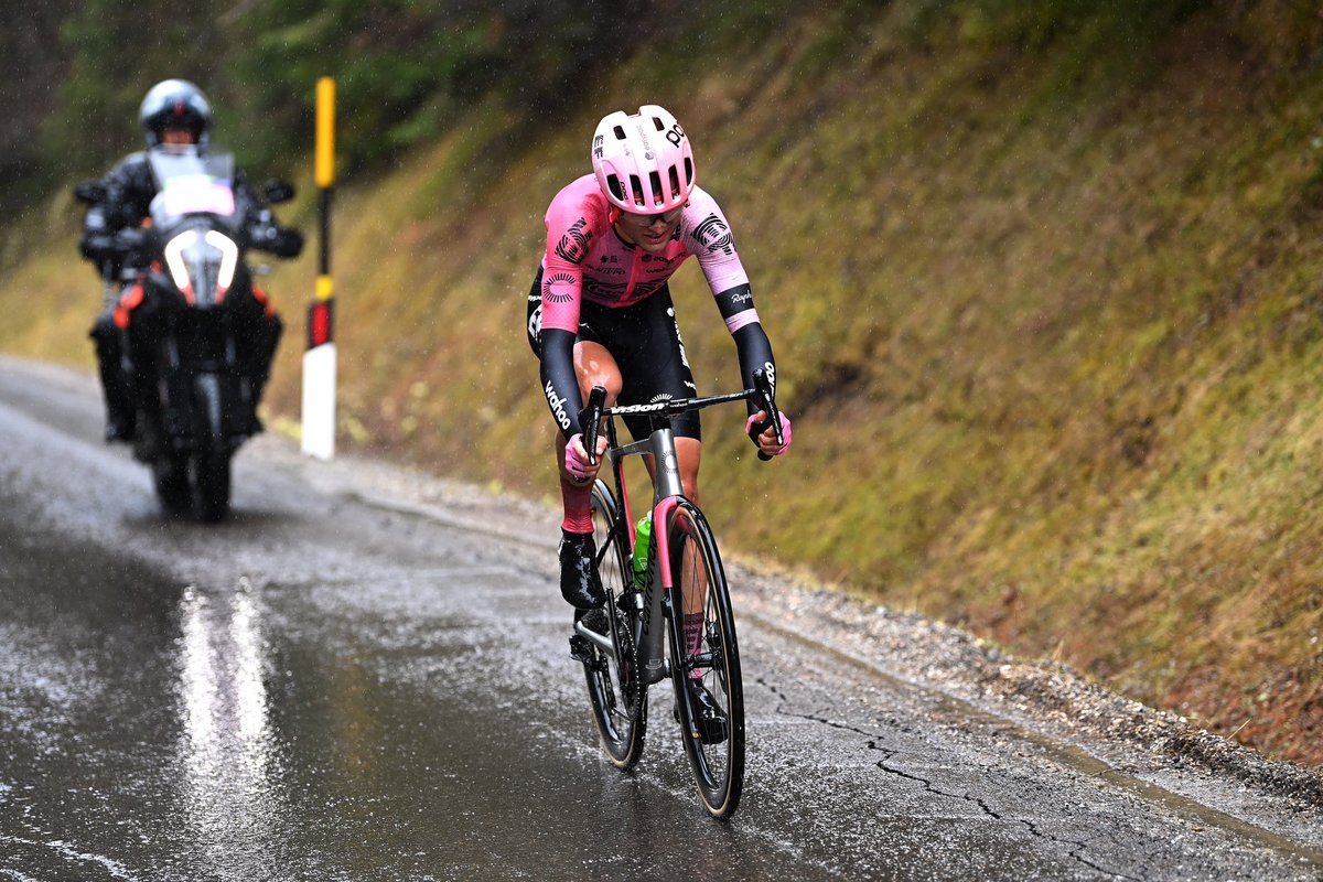 EFprocycling's tweet photo. 💥💥💥 Simon Carr wins the final stage of the Tour of the Alps in stunning solo fashion. Georg Steinhauser, who did an amazing job in the break all day, sprints to make it a 1-2 finish for our squad. What a way to cap off what has been an amazing week of racing for the entire team.