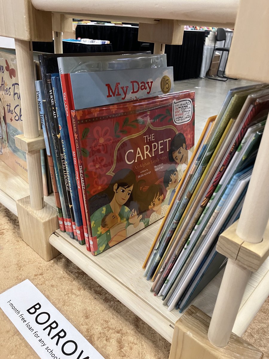 imyrneighborbks's tweet photo. Last day to WIN a #WelcomingLibrary for your Texas school system at the @pubspotlight #TLA2023 booth!!! This #immigration #picturebook collection is designed to travel as a shared resource. https://t.co/GV7rdVh1Yq