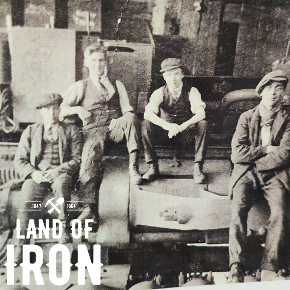 A lovely story to round out the week at Land of Iron.

Yesterday, our volunteer Marilyn, was working in collections when she discovered this picture of her father and uncle. She estimates that it is from around 1914 - yes, he we was quite an old father! 🧵