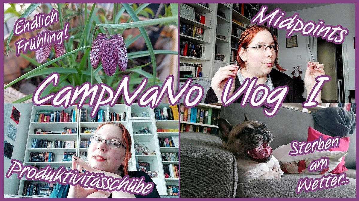 Kann mal jemand den fast-forward an diesem Jahr ausschalten, irgendwie bin ich noch nicht soweit, dass schon wieder fast Mai ist.😆
#CampNaNoWriMo #writerslife

manuela-sonntag.de/2023/04/campna…