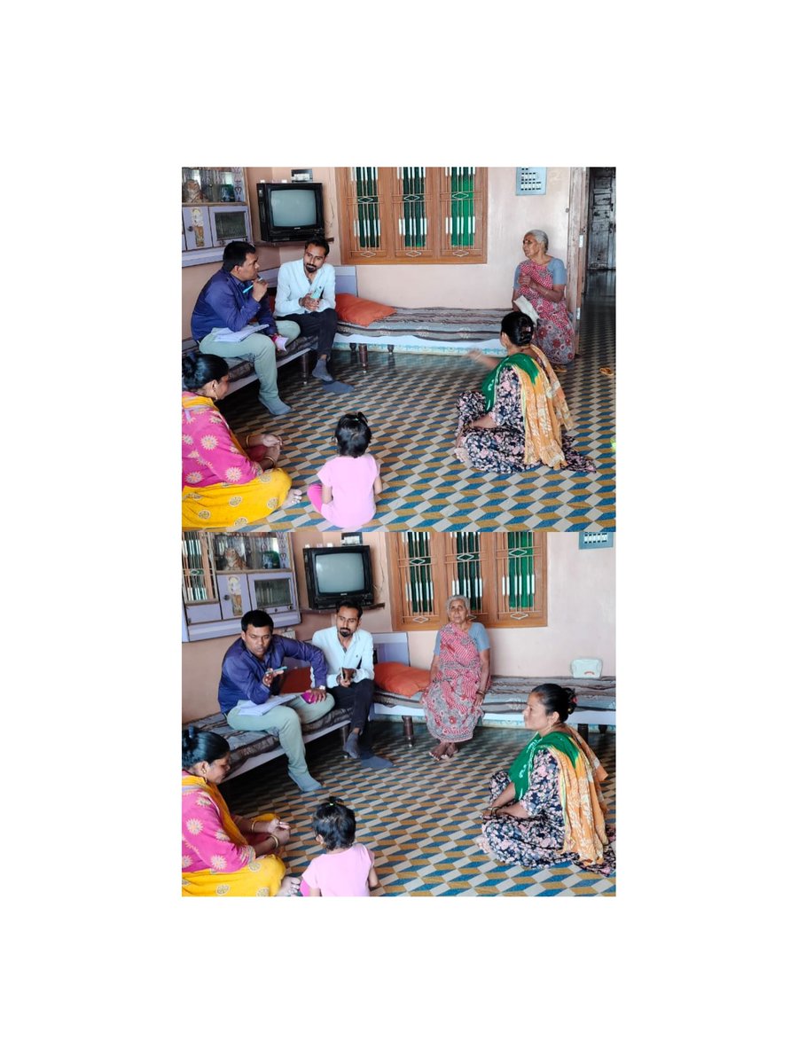 ફિલ્ડ વિઝિટ દરમિયાન સગઁભામાતા તમાકુનું સેવન કરતા હોવાનું માલુમ પડતા સગઁભામાતા ની મુલાકાત લીધી. સગઁભામાતા ના સાસુ અને પતિ  સગઁભામાતા ને તમાકુથી થતા ગેરફાયદા અને થતા નુકસાન વિશે માહીતી આપવામાં આવી અંંતે  સગઁભામાતા એ તમાકુનું વ્યસન છોડવા માટે સમંત થયા.<a href="/drvinod11patel/">Vinod Patel</a> @DSBCCMehsana