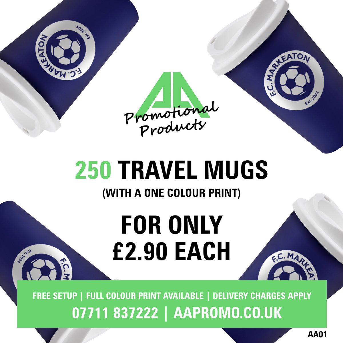 AA Promo (@aapromotional) on Twitter photo 📢 New Friday Offer
From only £2.90 per cup - we have a high quality one colour print mug which is perfect to help elevate your business & brand. Full colour print is also available upon request.
Get in touch:
anthony@aapromotionalproducts.co.uk
aapromo.co.uk 📢 New Friday Offer
From only £2.90 per cup - we have a high quality one colour print mug which is perfect to help elevate your business & brand. Full colour print is also available upon request.
Get in touch:
anthony@aapromotionalproducts.co.uk
aapromo.co.uk