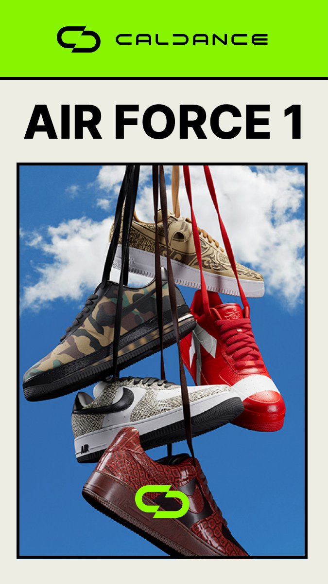 #Nike is doing something with AF1 again? 🌚
Is anyone curious about how it would look like with #caldance🤔
<a href="/dotSWOOSH/">.SWOOSH</a> 
#OurForce1