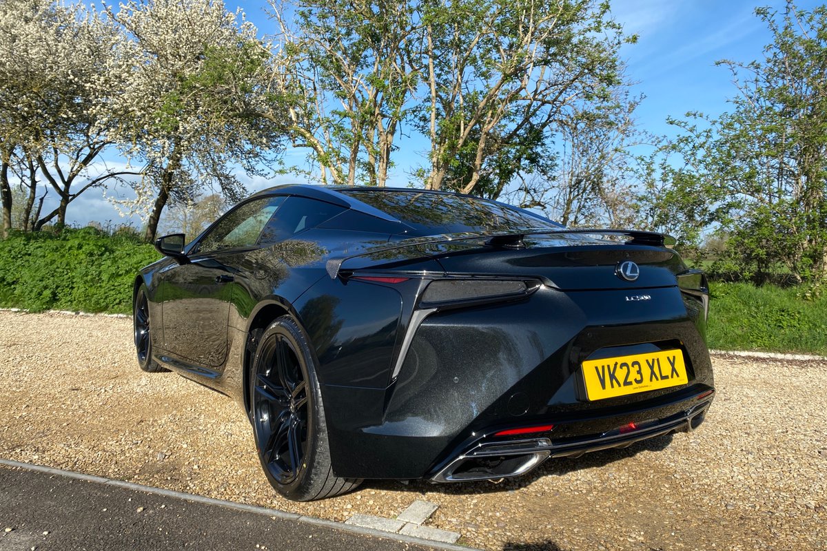 LexusCheltenham's tweet photo. Let the sunshine with the stunning Lexus luxury coupé here at @lexus.cheltenham, The LC 500 Black Inspiration 5L V8.  A model you want to see and hear. Don't miss out, test drive today! https://t.co/qyCtUM1OZc