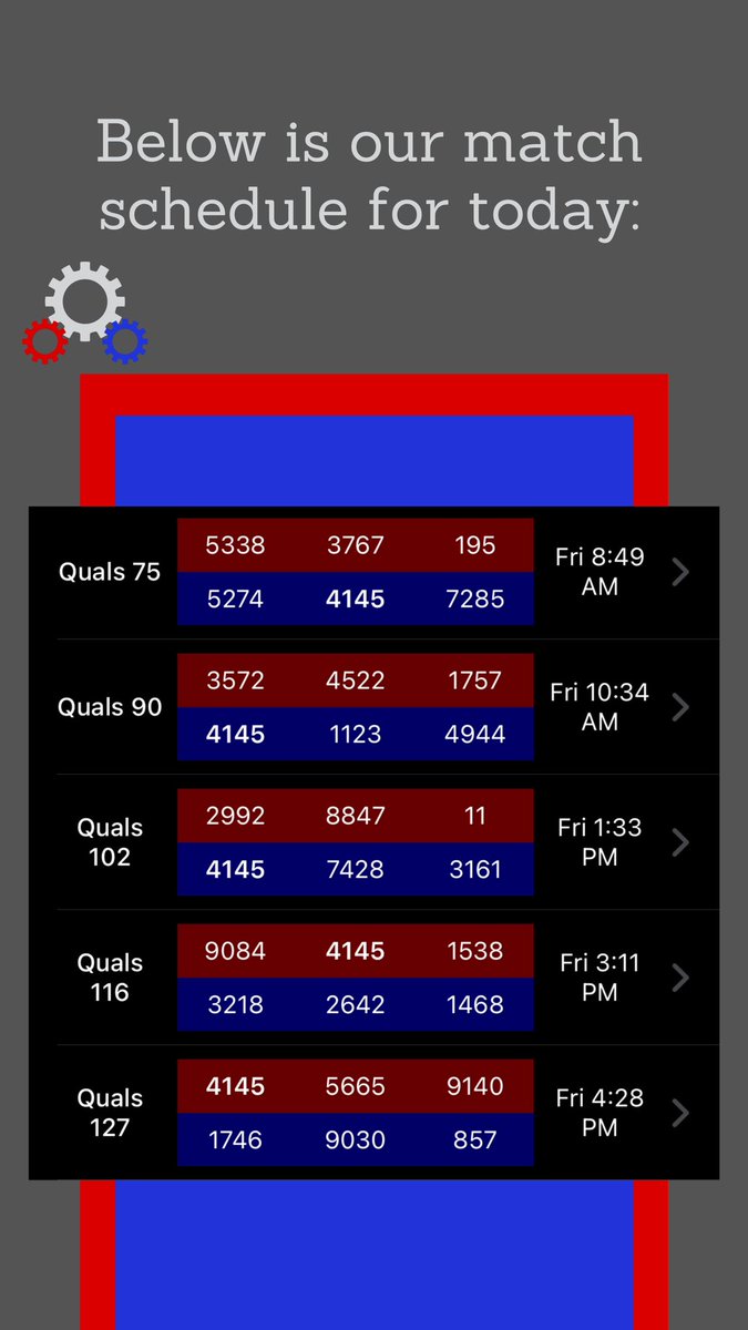 The WorBots have 5 matches today! This is the final day of qualifying matches, tomorrow is all playoff matches. Good Luck WorBots!

Link to watch virtually: twitch.tv/firstinspires_…

#robotsareback #FIRSTChamp #makeitloud