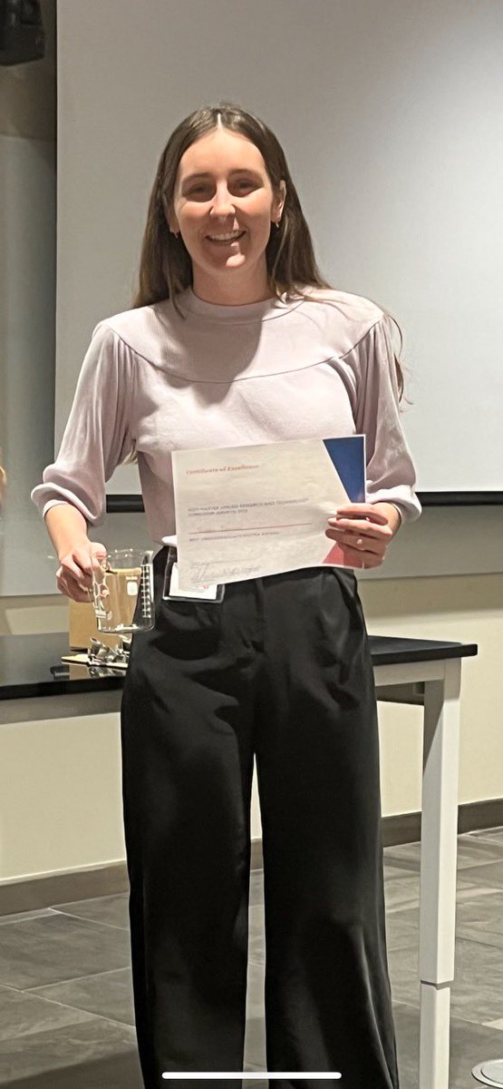 ufpolypmse's tweet photo. Congratulations to the undergraduate student poster award winners at our annual Soft Matter Applied Research and Technology Symposium (SMARTS)! 
Amazing work by Victoria Thomson and Faith Kern https://t.co/SYbu0HDNZw