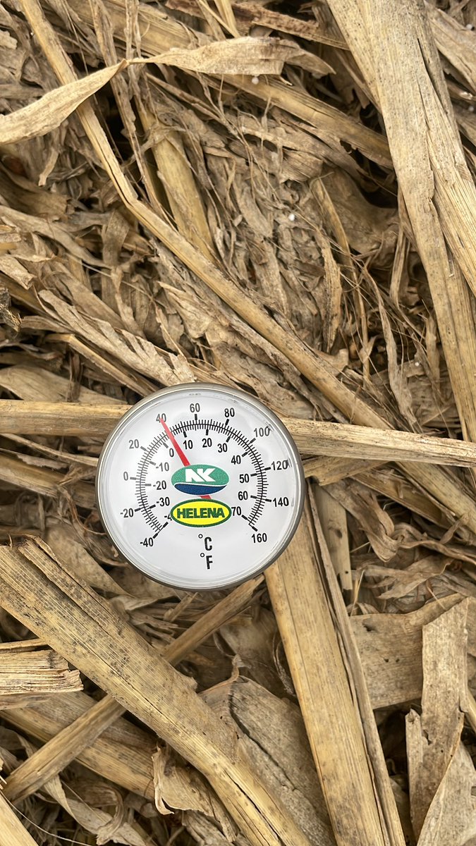 40 and falling! With the freezing temperatures this weekend in NE Nebraska and the extended cool spell, the best investment we can make at this point is to leave the planter in the shed.