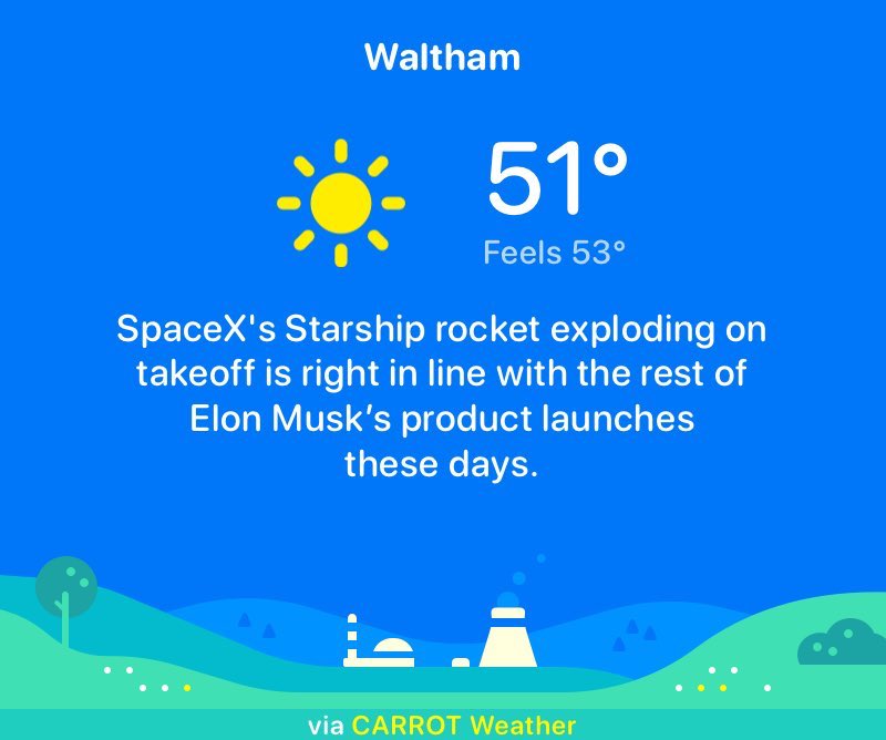 CARROT_app's tweet photo. My breaking news updates are the gift that keeps on giving https://t.co/HLgx6zOP4H