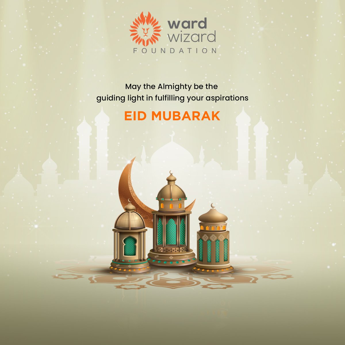 WardwizardF's tweet photo. May the Almighty protect you in every walk of life while guiding you toward your dreams. Eid Mubarak!
.
#WardwizardFoundation #RamdanEid #EidMubarak #SpreadLove #Happiness https://t.co/LCczWgeK0U
