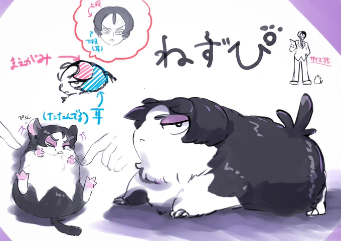 #ピーニャの日現行の絵間に合わないので 再掲語感が良くて「ピニャスター」と呼んでるが見た目がチンチラとジリス 