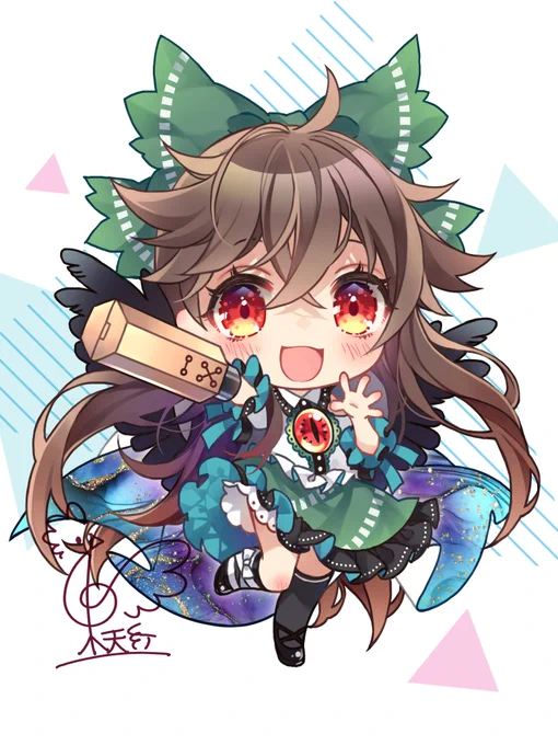 ぷちぷちお空ちゃん例大祭でアクキーになりますッ! 