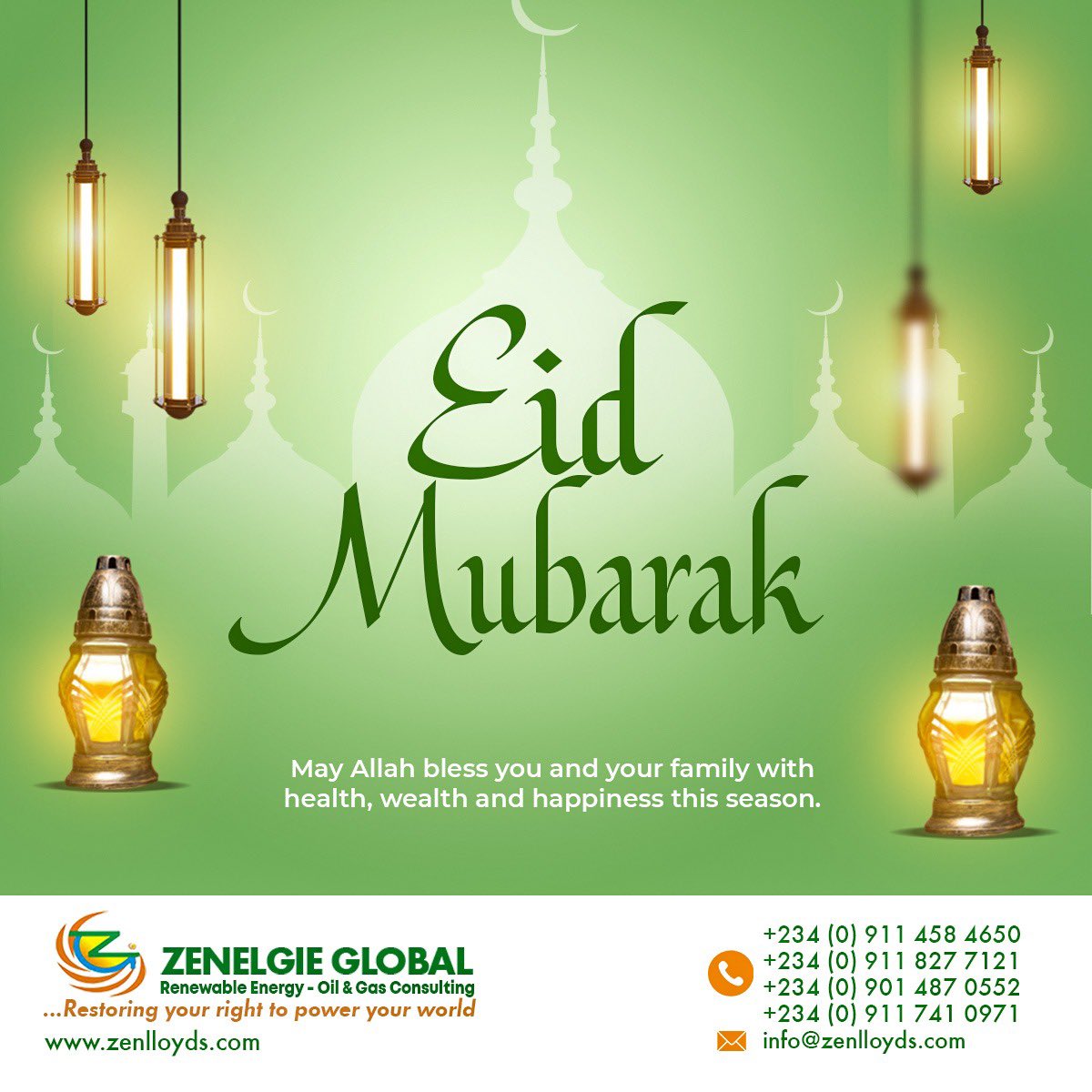 To our moslem employees, families, friends, brothers and sisters: