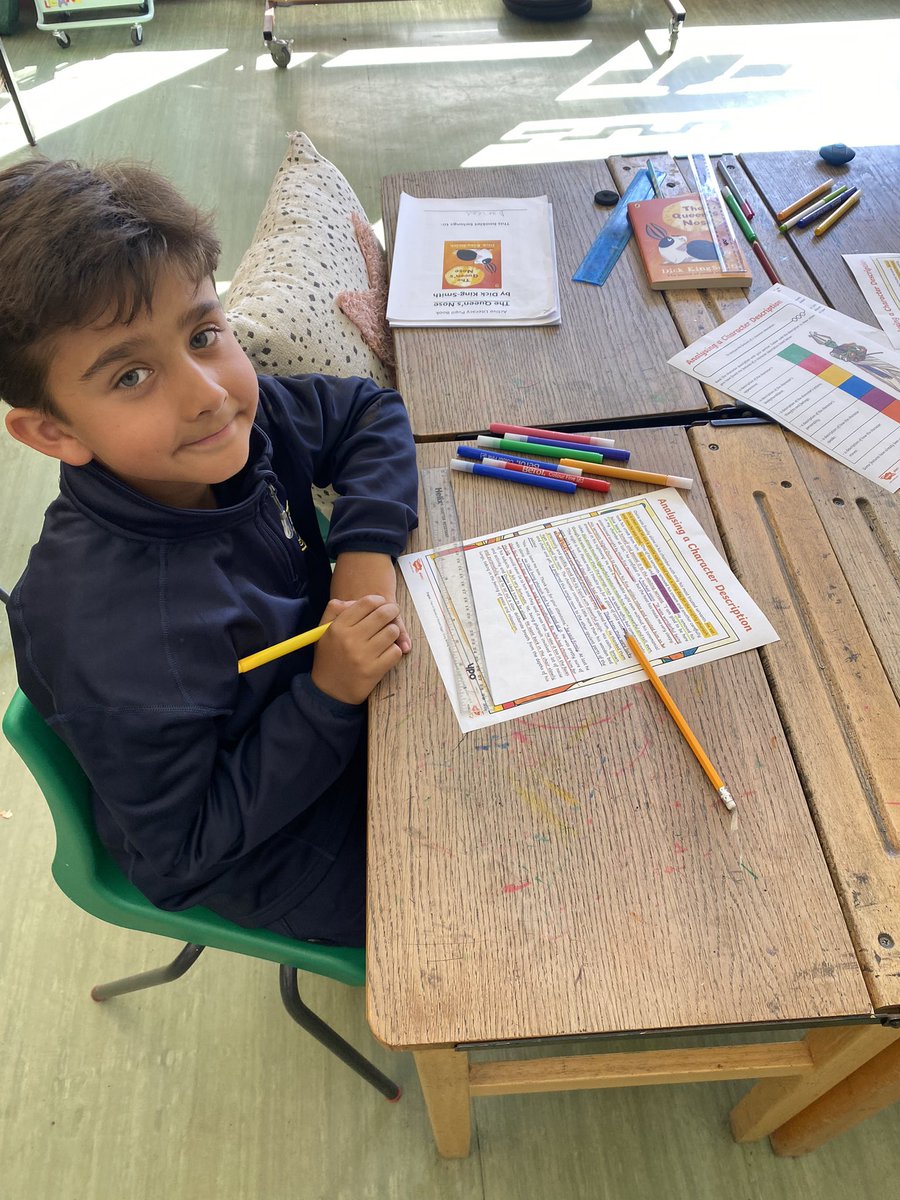 fernhillp5's tweet image. We had so much fun analysing #CharacterDescription during Taught Writing this week! We worked hard to identify character appearance, thoughts, feelings, actions and personality traits! ✏️ #Committed #ThisIsWhereWeBelong 💛💙