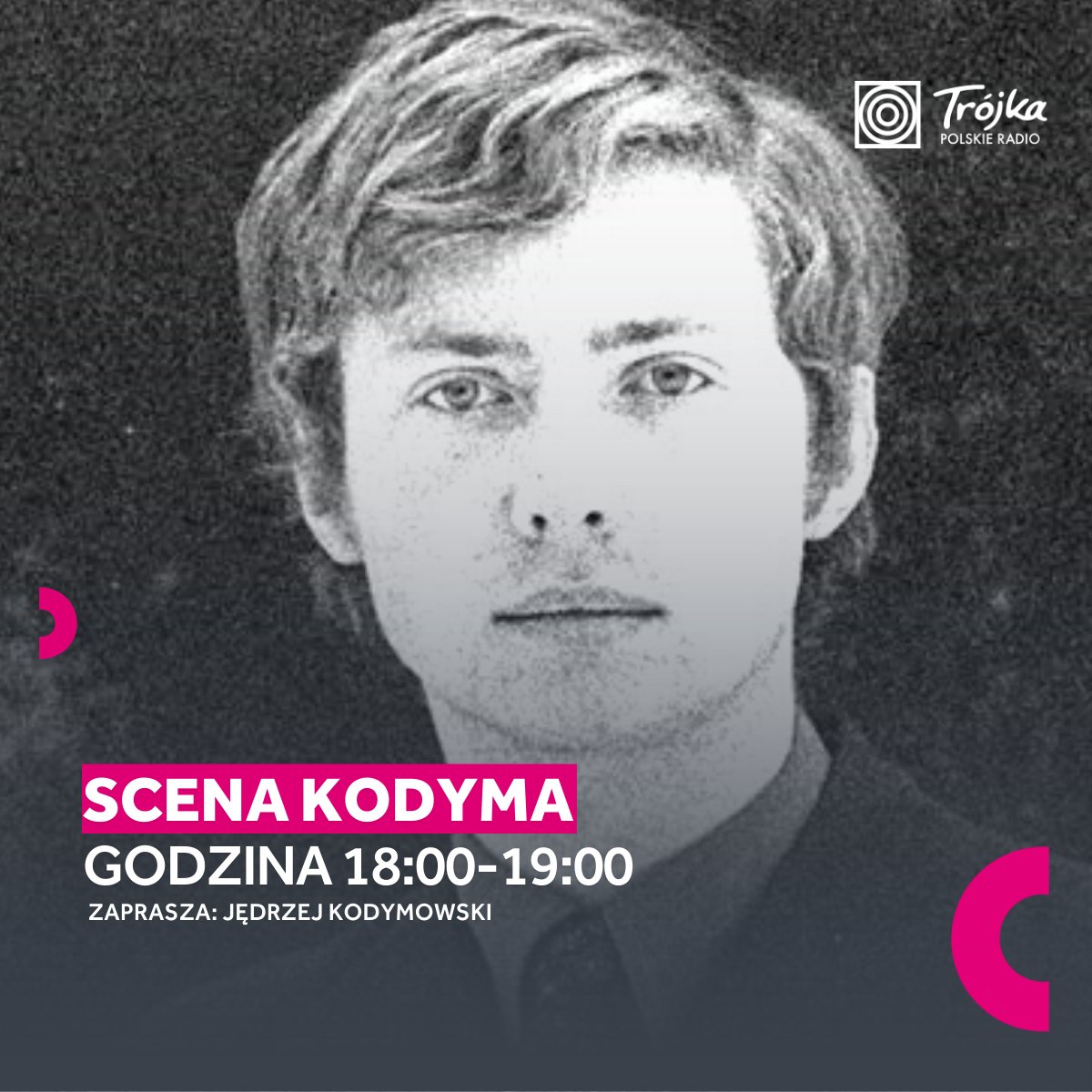 RadiowaTrojka's tweet photo. #ScenyKodyma

🫶W 1971 roku na IX KFPP w Opolu zdobył główną nagrodę za piosenkę "Korowód". Zmarł w Krakowie. 
⭐️Niezwykła gwiazda, piosenkarz, poeta, kompozytor. Jedyny, któremu udało się spopularyzować wiersze Mickiewicza czy fragmenty "Wesela" Wyspiańskiego - Marek #Grechuta. https://t.co/s6vlNhzGqf