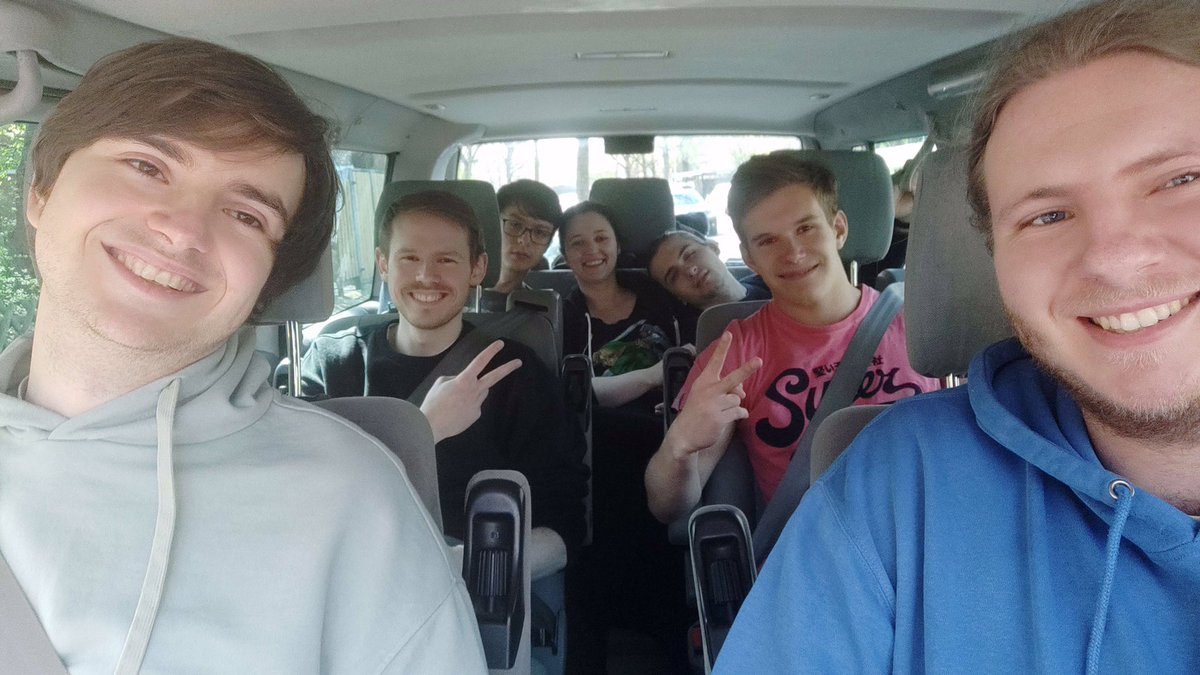 Die Smash Hannover Truppe wird morgen in Eindhoven, Niederlande auf dem Turnier Somnio #2 start.gg/somnio vertreten sein! Jetzt ist Abfahrt, Hype.