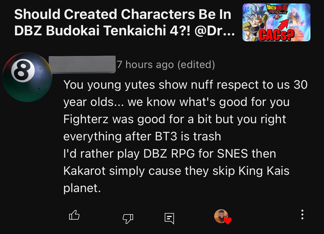 xXSonTJXx's tweet image. When you are aggressive with your takes but still end up right lmao @DrLoveYT #BudokaiTenkaichi4