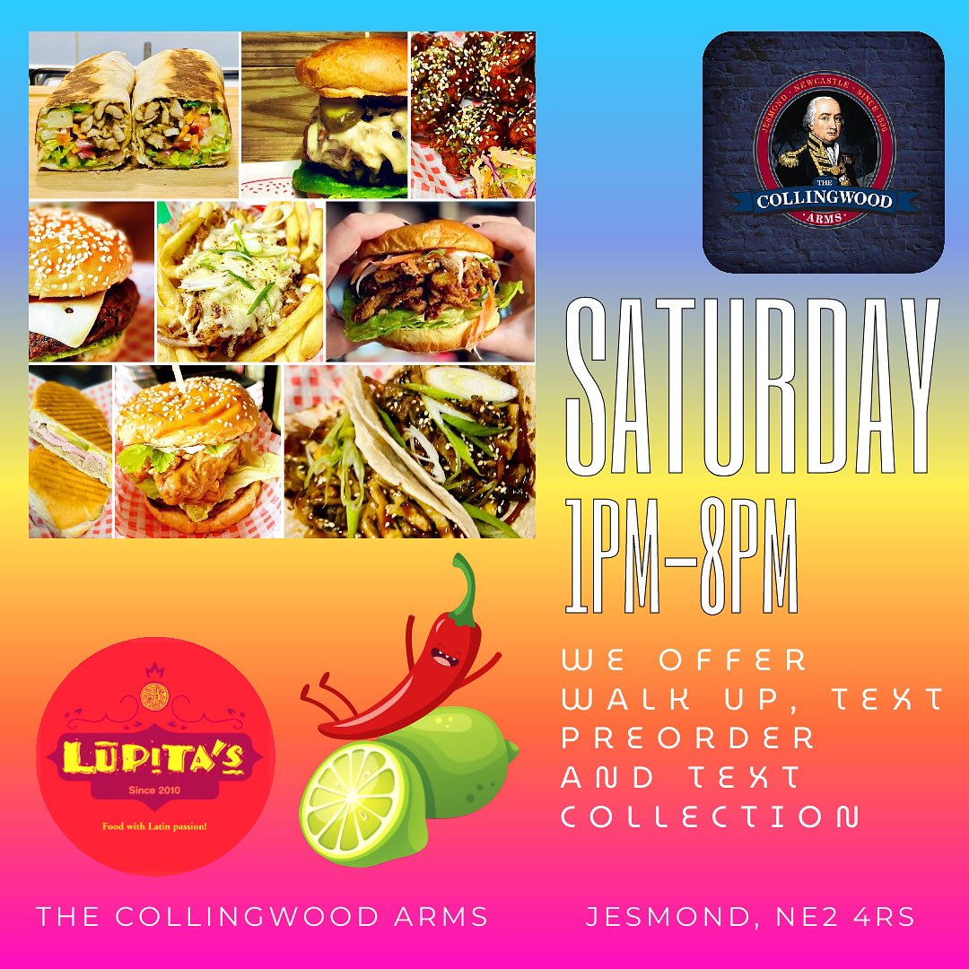 fredas_colly's tweet photo. Lupitaโs are back this Saturday 1pm-8pm
#empanadas #lupitasempanadas #cubansandwich #burgers #nusu #newcastlestudents #lupitasnewcastle #lupitas #latinfood #hispanicfood #caribbeanfood #southamericanfood #newcastle #jesmond https://t.co/6jCbH6XD1E