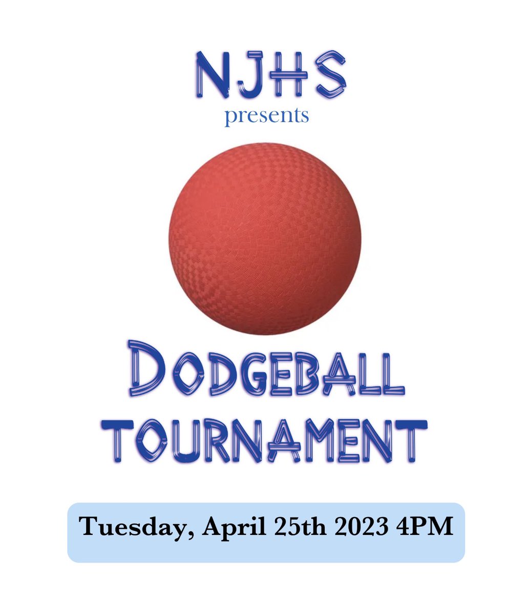 BrickellPTA's tweet photo. Calling all Middle School @BrickellAcademy students. There are open spots for teams to join. @ODS_NJHS students are organizing Dodgeball Tournament on Tuesday, April 25th after school until 6pm. Form a team and bring in the permission form to Ms. Gadzinski by Monday, April 24th. https://t.co/1TGZ3KyC8q