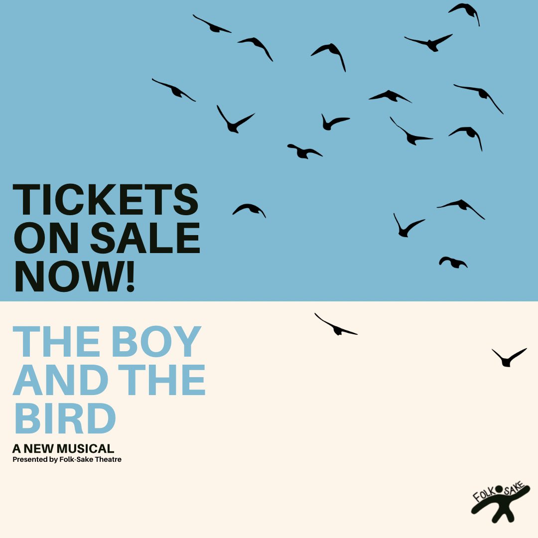 Tickets are officially on sale for The Boy And The Bird! Click the link in our bio for more info!! @folksaketheatre 🎭The Hope Street Theatre 🎟️bit.ly/Folk_sake